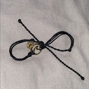 Pura Vida Black and Gold Bracelet